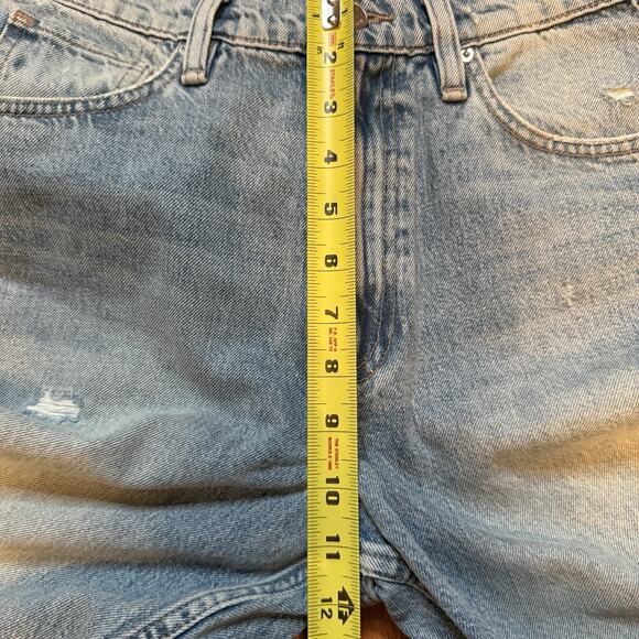 Hudson Jeans High Rise Straight Tapered Leg Light Wash Distressed Size 26 New - Picture 5 of 10